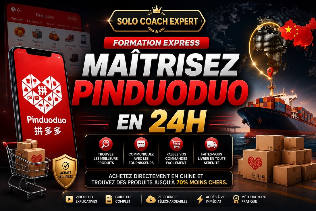 Solo Coach Expert — maîtrisez Pinduoduo en 24h